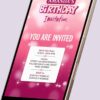 Chic Pink Polka Dots Digital Birthday Invitation Card Template with Gradient Background	1	0	visible	✅ Elegant design with a gradient background from light pink to deep magenta. - Image 2