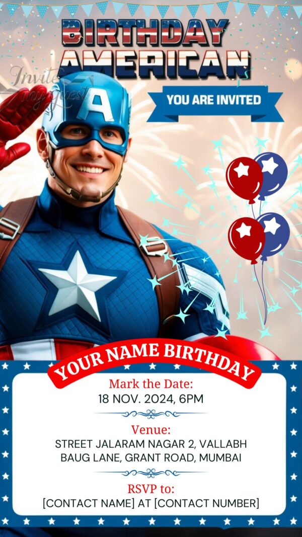 A Heroic Birthday Adventure - Captain America