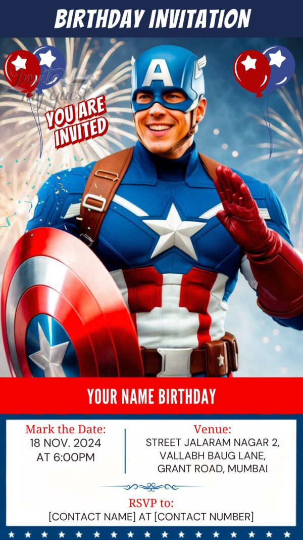 A Star-Spangled Birthday Celebration - Captain America