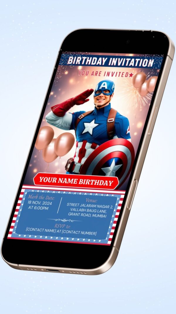 A Superpowered Birthday Bash - Captain America - Image 2