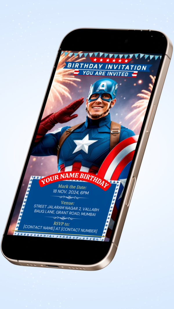 A Superpowered Surprise Birthday - Captain America - Image 2