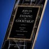 Elegant Black and Gold Cocktail Party Invitation Template - Customizable Canva Design - Image 2