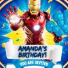 Iron Man’s Stark Industries: The Iron Man Birthday Party Invitation – Customizable Digital Design