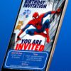 Digital Spiderman Birthday Invitation with Teddy Bear - Customizable Canva Template - Image 2